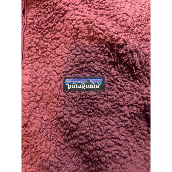 Patagonia Los Gatos Quarter Zip Fuzzy Fleece Pullover purple  Women s Jacket S - Picture 2 of 3